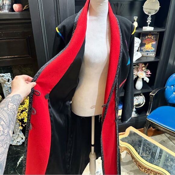 Lynn Murray Vintage Wool Trench Coat • Size Large • Classic 80s/90s - Picture 14 of 16